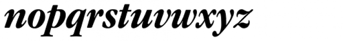 ITC Garamond Std Bold Narrow Italic Font LOWERCASE