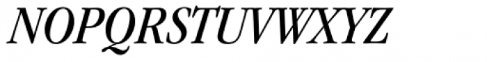 ITC Garamond Std Book Narrow Italic Font UPPERCASE
