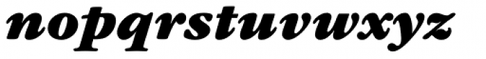 ITC Garamond Ultra Italic Font LOWERCASE