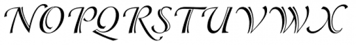ITC Isadora Regular Font UPPERCASE