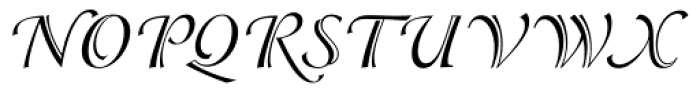 ITC Isadora Font UPPERCASE