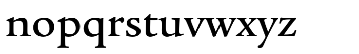 ITC Legacy Serif Medium Font LOWERCASE