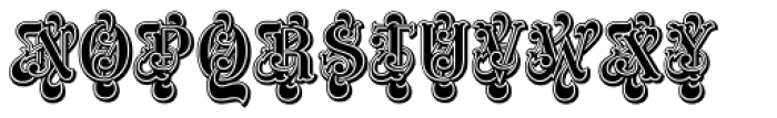 ITC Masquerade Std Regular Font UPPERCASE