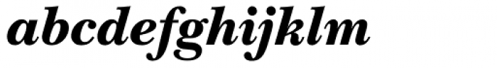 ITC New Baskerville Black Italic Font LOWERCASE