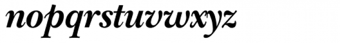 ITC New Baskerville Bold Italic SC Font LOWERCASE