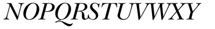 ITC New Baskerville Italic SC Font UPPERCASE