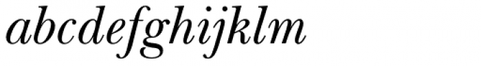 ITC New Baskerville Pro Italic Font LOWERCASE