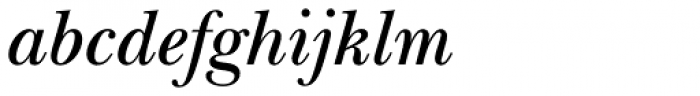 ITC New Baskerville Pro SemiBold Italic Font LOWERCASE