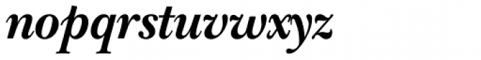 ITC New Baskerville Std Bold Italic Font LOWERCASE