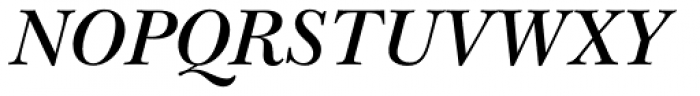 ITC New Baskerville Std SemiBold Italic Font UPPERCASE