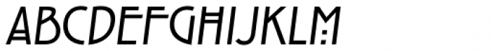ITC New Rennie Mackintosh Italic Font UPPERCASE