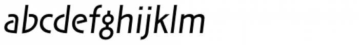 ITC New Rennie Mackintosh Italic Font LOWERCASE