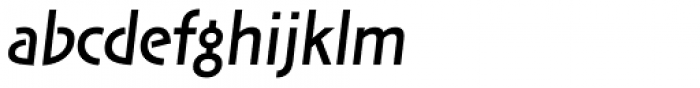 ITC New Rennie Mackintosh SemiBold Italic Font LOWERCASE