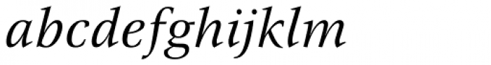 ITC New Veljovic Pro Italic Font LOWERCASE