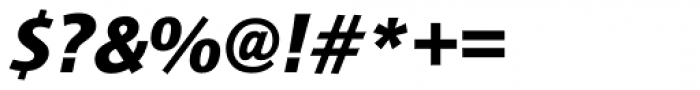 ITC Quay Sans Com Black Italic Font OTHER CHARS