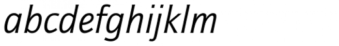 ITC Quay Sans Com Book Italic Font LOWERCASE