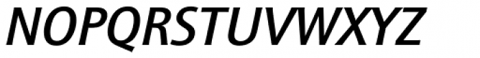 ITC Quay Sans Com Medium Italic Font UPPERCASE