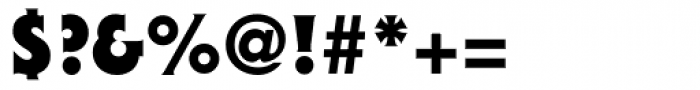 ITC Serif Gothic Black Font OTHER CHARS