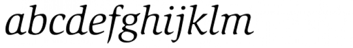 ITC Slimbach Book Italic Font LOWERCASE