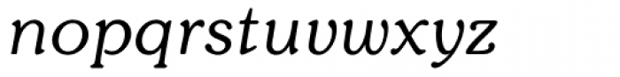 ITC Souvenir Light Italic Font LOWERCASE