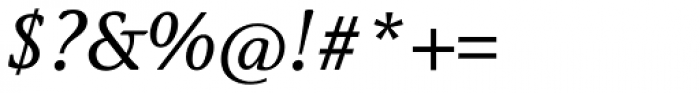 ITC Stone Informal Com Medium Italic Font OTHER CHARS