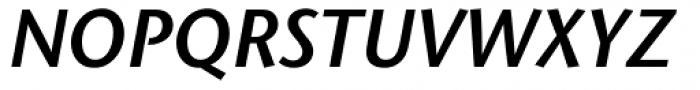 ITC Stone Sans Com SemiBold Italic Font UPPERCASE