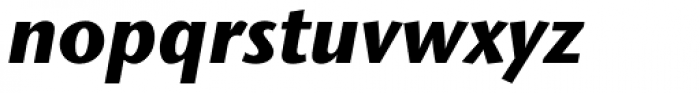 ITC Stone Sans Std Bold Italic Font LOWERCASE