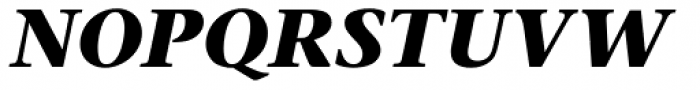 ITC Stone Serif Com Bold Italic Font UPPERCASE