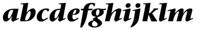 ITC Stone Serif Com Bold Italic Font LOWERCASE