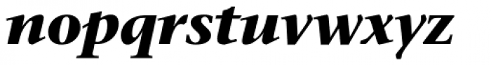 ITC Stone Serif Com Bold Italic Font LOWERCASE