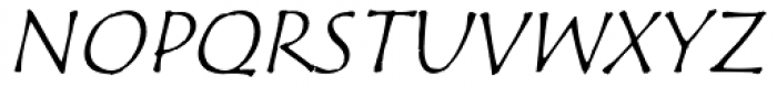 ITC Tempus Sans Italic Smallcaps Font UPPERCASE