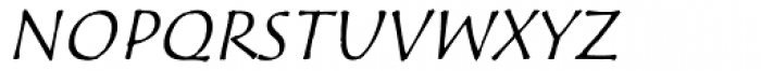 ITC Tempus Sans Italic Smallcaps Font LOWERCASE
