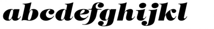 ITC Tiffany Heavy Italic Font LOWERCASE