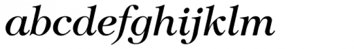 ITC Tiffany Italic Font LOWERCASE