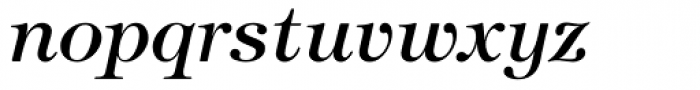 ITC Tiffany Italic Font LOWERCASE