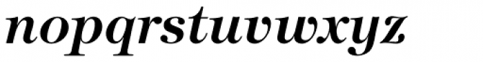ITC Tiffany Std Demi Italic Font LOWERCASE