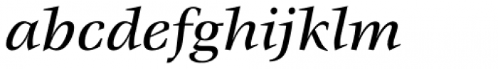 ITC Veljovic Medium Italic Font LOWERCASE