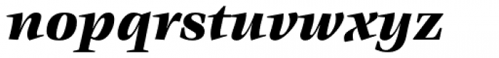 ITC Veljovic Std Black Italic Font LOWERCASE