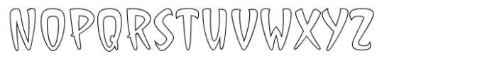 ITC Vinyl Std Outline Font UPPERCASE