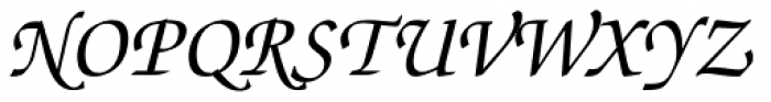 ITC Zapf Chancery Italic Font UPPERCASE