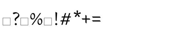 ITF Devanagari Regular Font OTHER CHARS