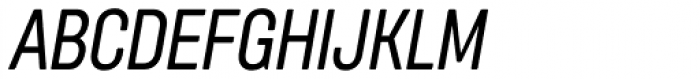 Itaca Condensed Demi Bold Italic Font UPPERCASE