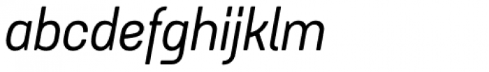 Itaca Wide Demi Bold Italic Font LOWERCASE