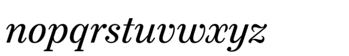 Itacolomi Italic Font LOWERCASE