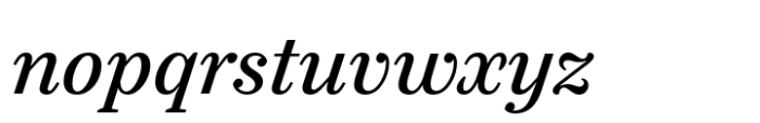 Itacolomi Medium Italic Font LOWERCASE