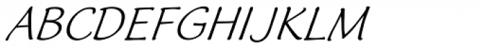 Italican Oblique X2 Font UPPERCASE