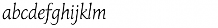 Italican Oblique Font LOWERCASE