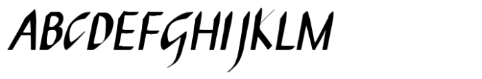 Italiko Regular Font UPPERCASE