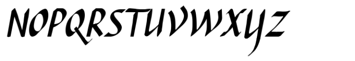 Italiko Regular Font UPPERCASE