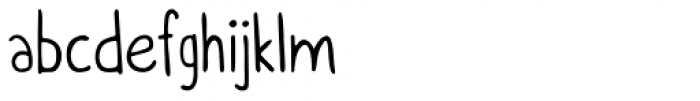 Itchy Handwriting Font LOWERCASE